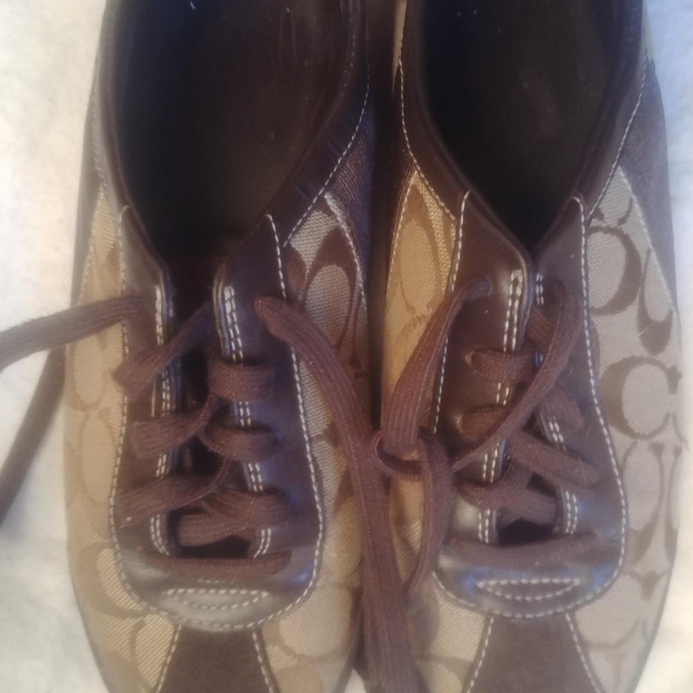 Coach Tan Athletic Shoes size 7